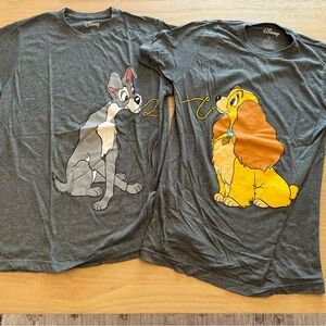 Disney Couples Tee Shirt Set